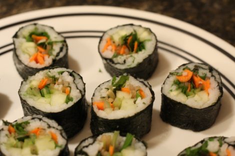 Vegetarian Sushi Rolls